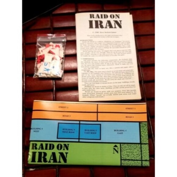 1980 Raid on Iran Pocketbox War Game from Steve Jackson Games 1150N Complete - Picture 3 of 6